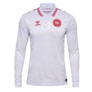 Denmark Replica Away Stadium Shirt Euro 2024 Long Sleeve